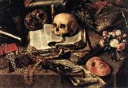 PEREDA, Antonio de The Knight's Dream (detail) af oil painting